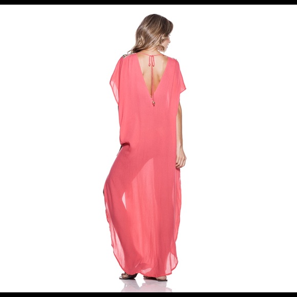 OndadeMar Resort Wear NWOT Miranda Beaded Kaftan - Picture 2 of 6